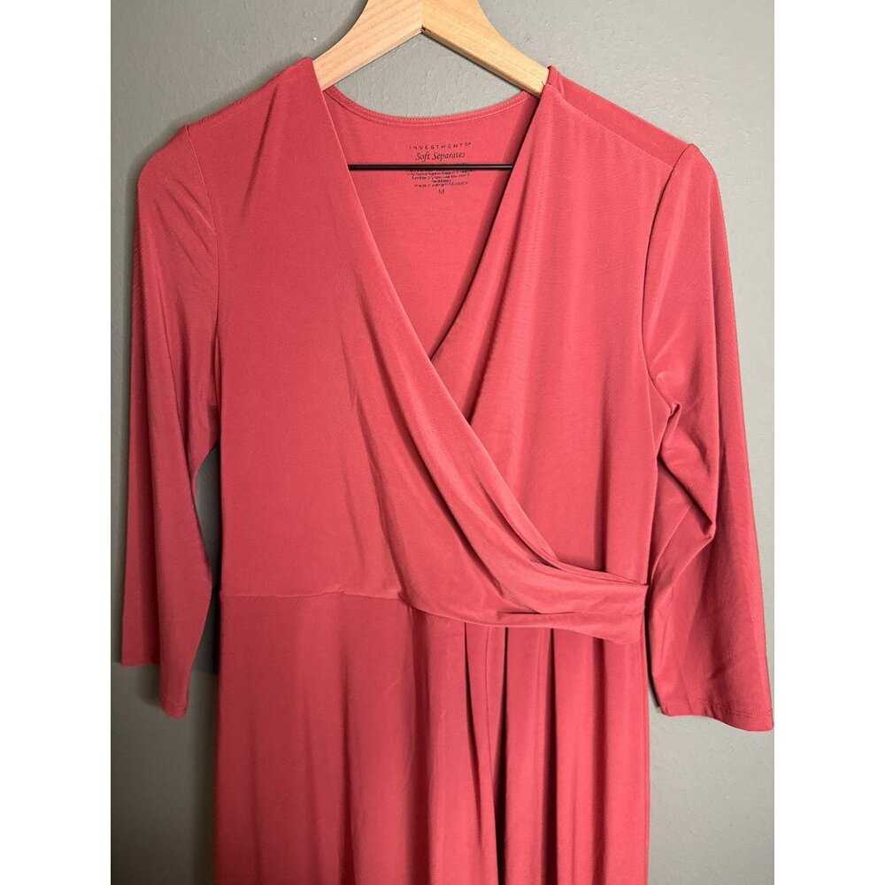 Investments Soft Separates Medium Wrap Midi Dress - Picture 3 of 8